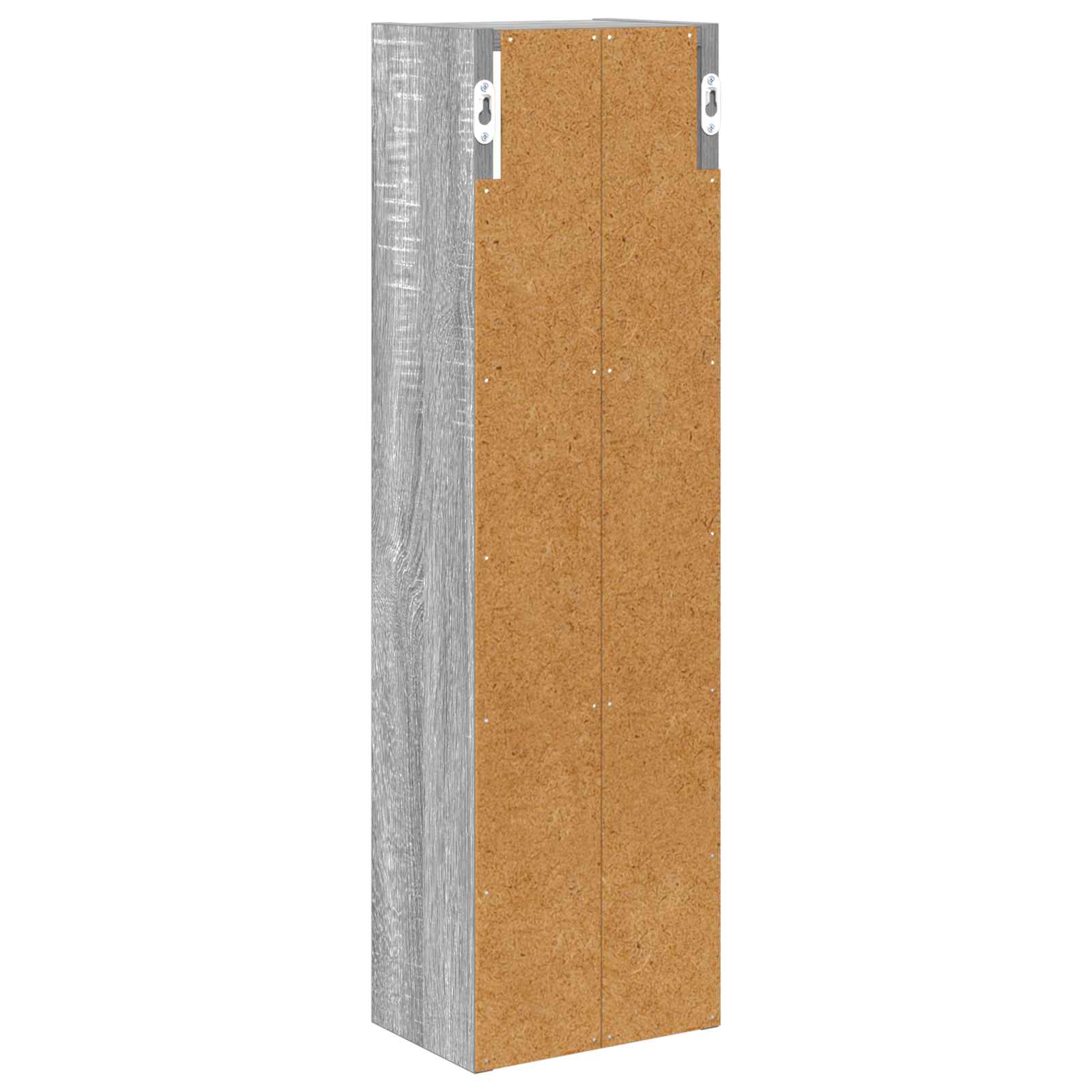 Badkamer wandkast met plank Grijze Sonoma 20 x 14 x 70 cm