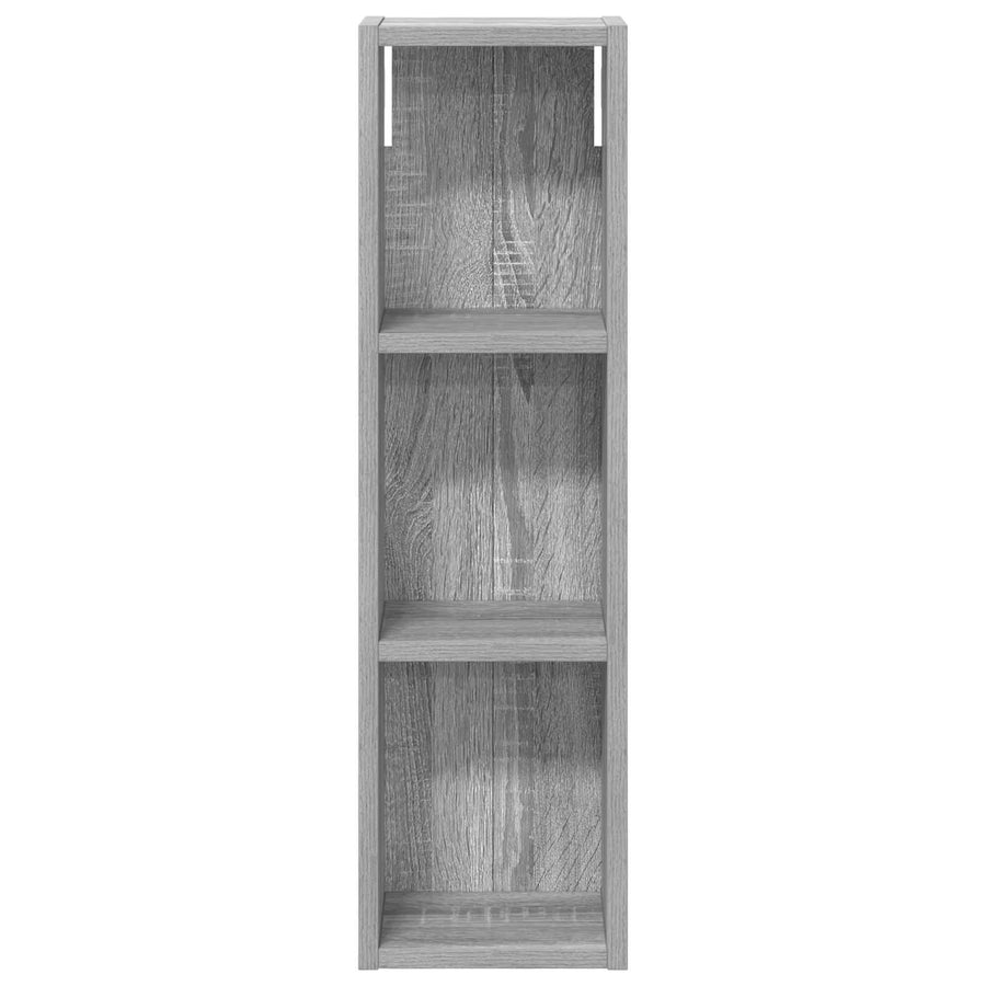 Badkamer wandkast met plank Grijze Sonoma 20 x 14 x 70 cm