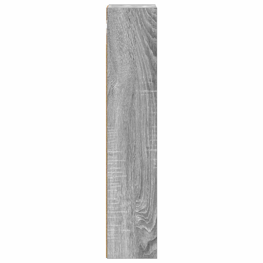 Badkamer wandkast met plank Grijze Sonoma 20 x 14 x 70 cm