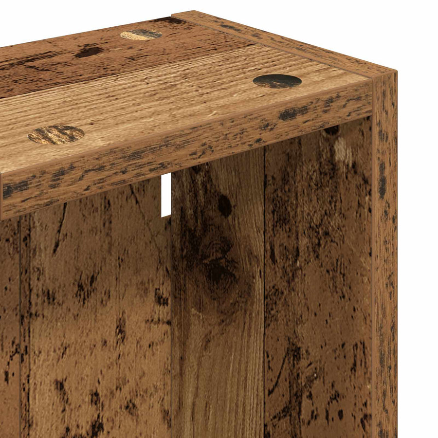 Badkamer wandkast Oudhout 20 x 14 x 70 cm Geconstrueerd hout