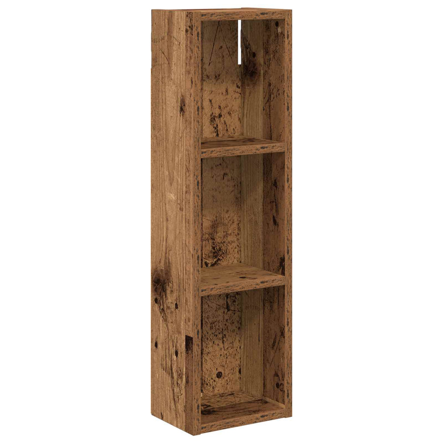 Badkamer wandkast Oudhout 20 x 14 x 70 cm Geconstrueerd hout