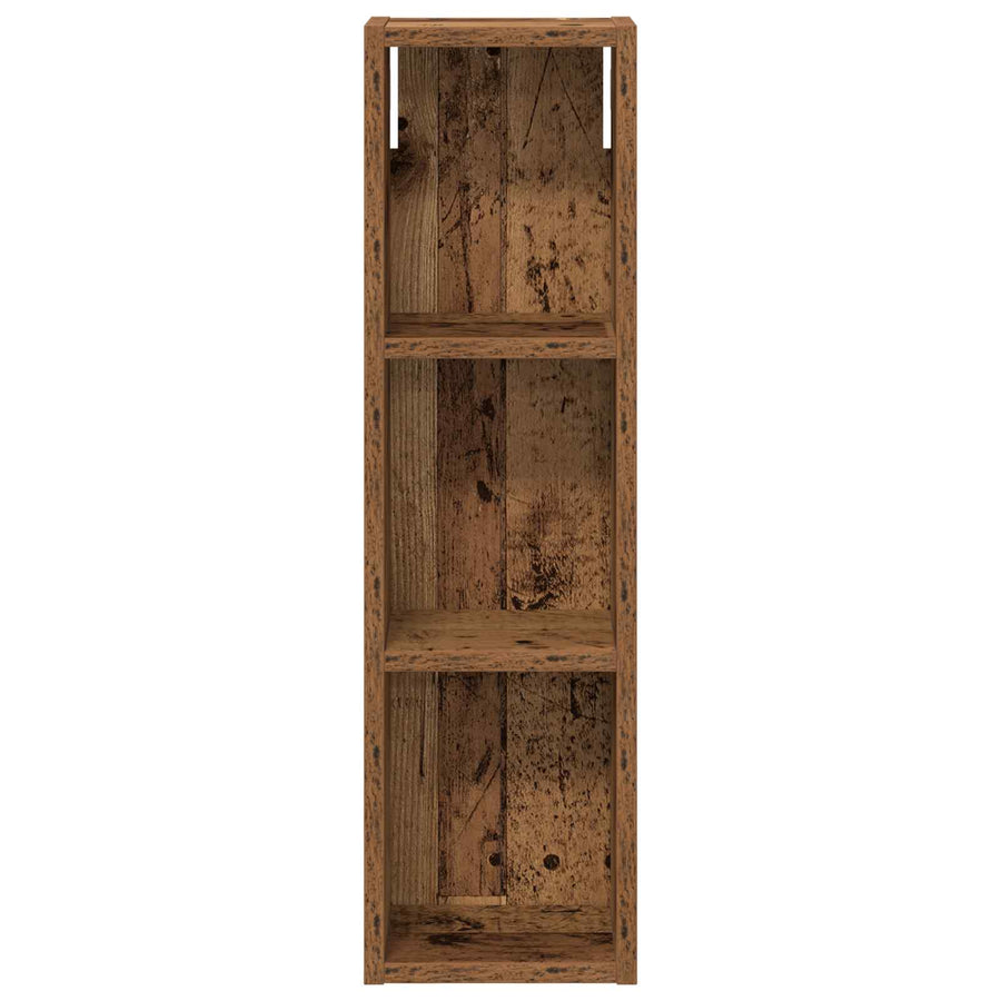 Badkamer wandkast Oudhout 20 x 14 x 70 cm Geconstrueerd hout