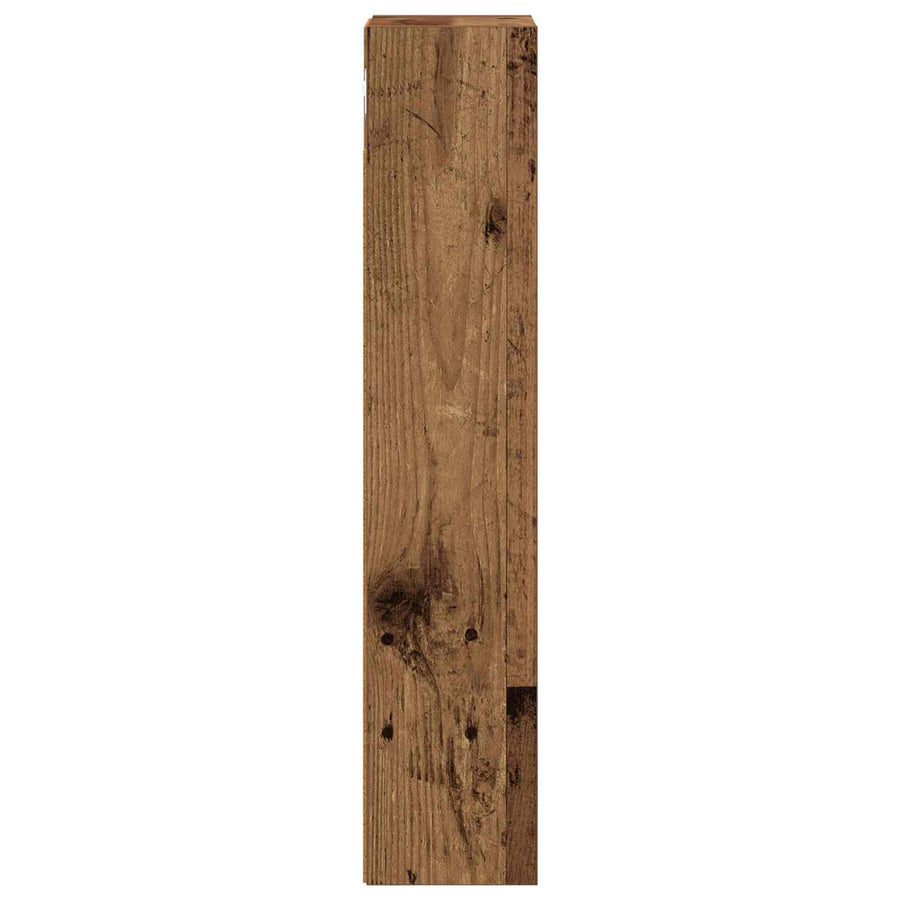 Badkamer wandkast Oudhout 20 x 14 x 70 cm Geconstrueerd hout