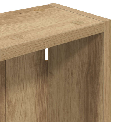Badkamer wandkast met plank Ambachtelijk eiken 20 x 14 x 70 cm