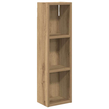 Badkamer wandkast met plank Ambachtelijk eiken 20 x 14 x 70 cm