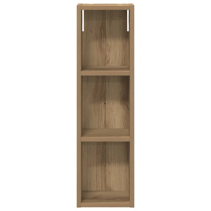 Badkamer wandkast met plank Ambachtelijk eiken 20 x 14 x 70 cm