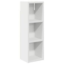 Badkamer wandkast Wit 20 x 16 x 62,5 cm Geconstrueerd hout