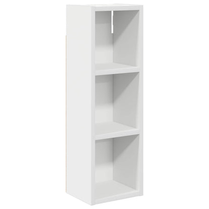 Badkamer wandkast Wit 20 x 16 x 62,5 cm Geconstrueerd hout
