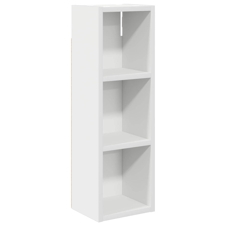 Badkamer wandkast Wit 20 x 16 x 62,5 cm Geconstrueerd hout