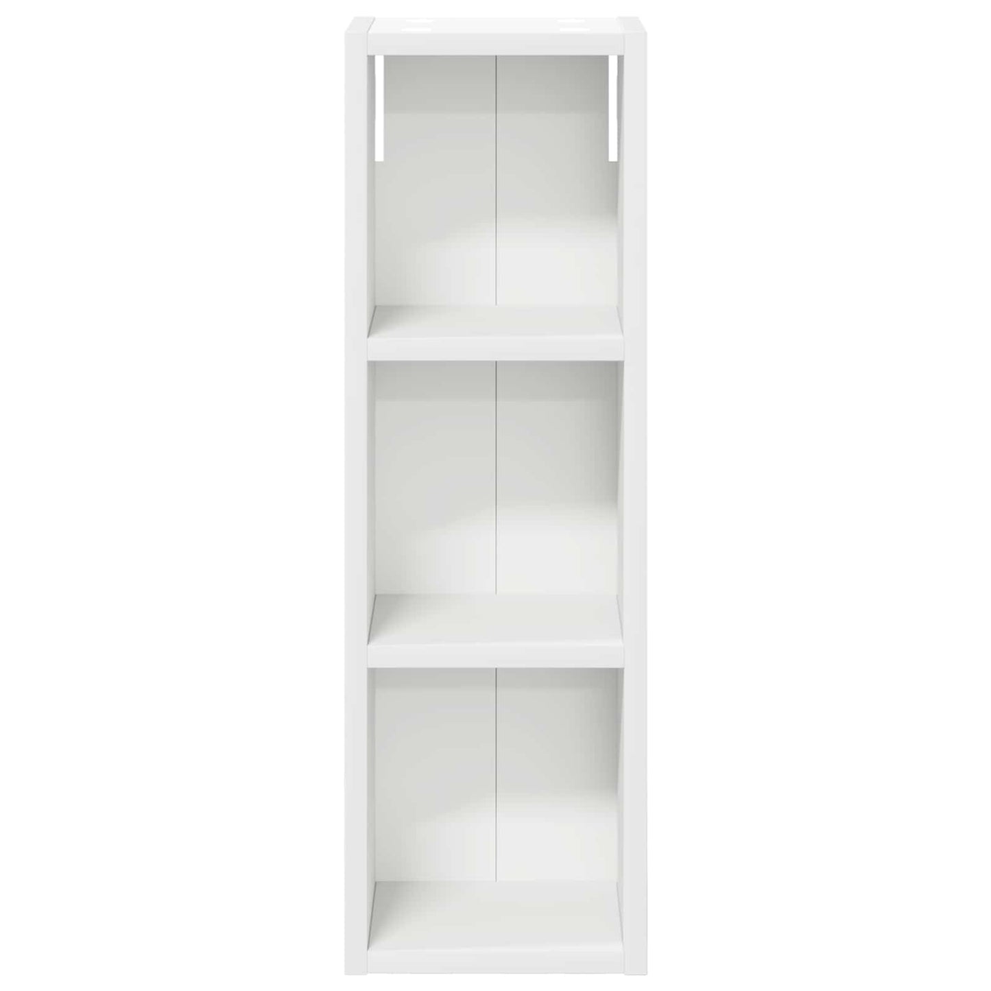 Badkamer wandkast Wit 20 x 16 x 62,5 cm Geconstrueerd hout