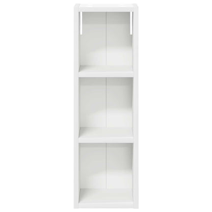 Badkamer wandkast Wit 20 x 16 x 62,5 cm Geconstrueerd hout