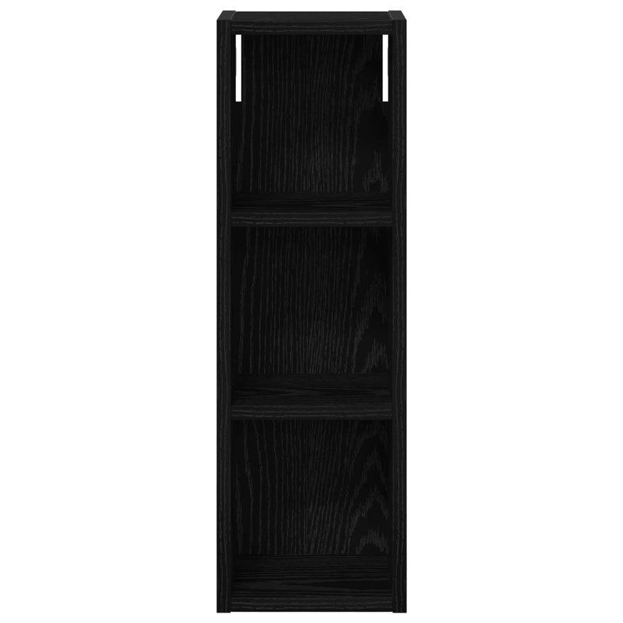 Badkamer wandkast met plank Zwarte Eik 20 x 16 x 62,5 cm