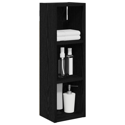 Badkamer wandkast met plank Zwarte Eik 20 x 16 x 62,5 cm