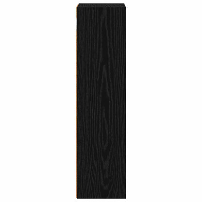 Badkamer wandkast met plank Zwarte Eik 20 x 16 x 62,5 cm