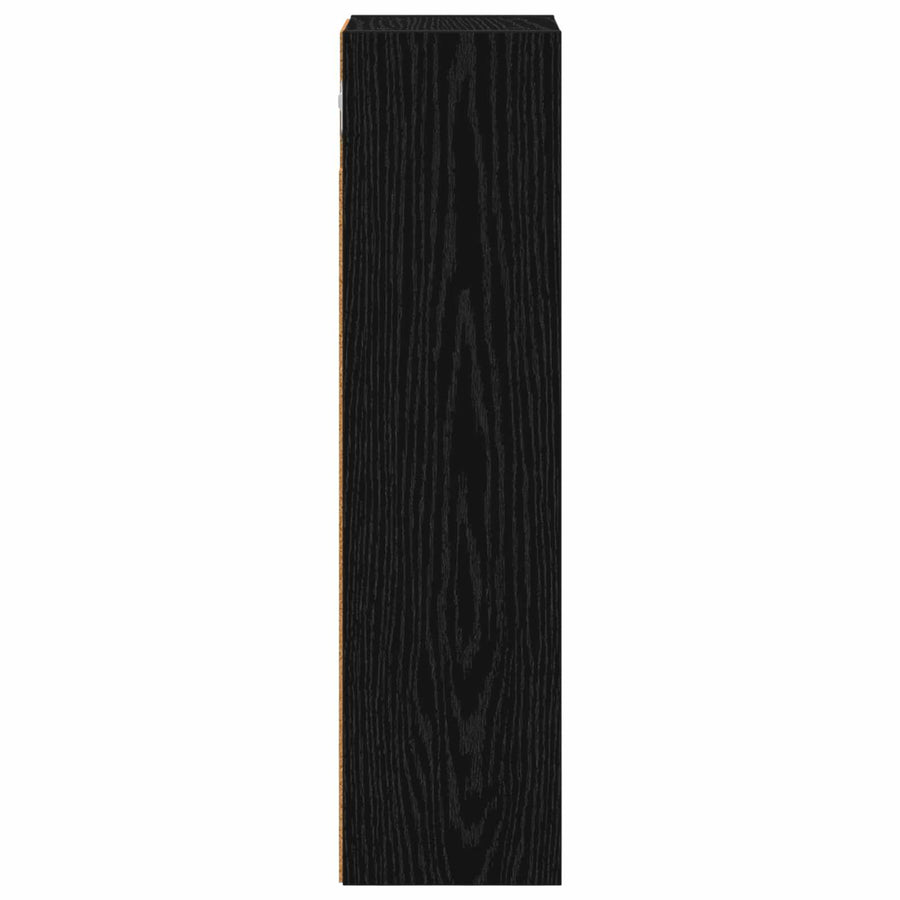 Badkamer wandkast met plank Zwarte Eik 20 x 16 x 62,5 cm