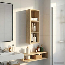 Badkamer wandkast met plank Sonoma Eiken 20 x 16 x 62,5 cm