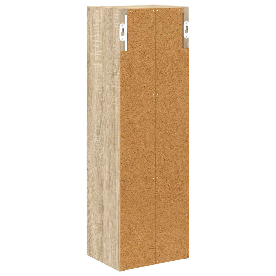 Badkamer wandkast met plank Sonoma Eiken 20 x 16 x 62,5 cm