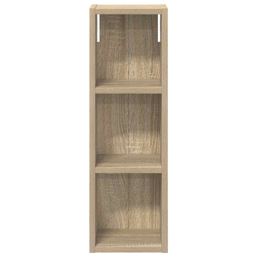Badkamer wandkast met plank Sonoma Eiken 20 x 16 x 62,5 cm