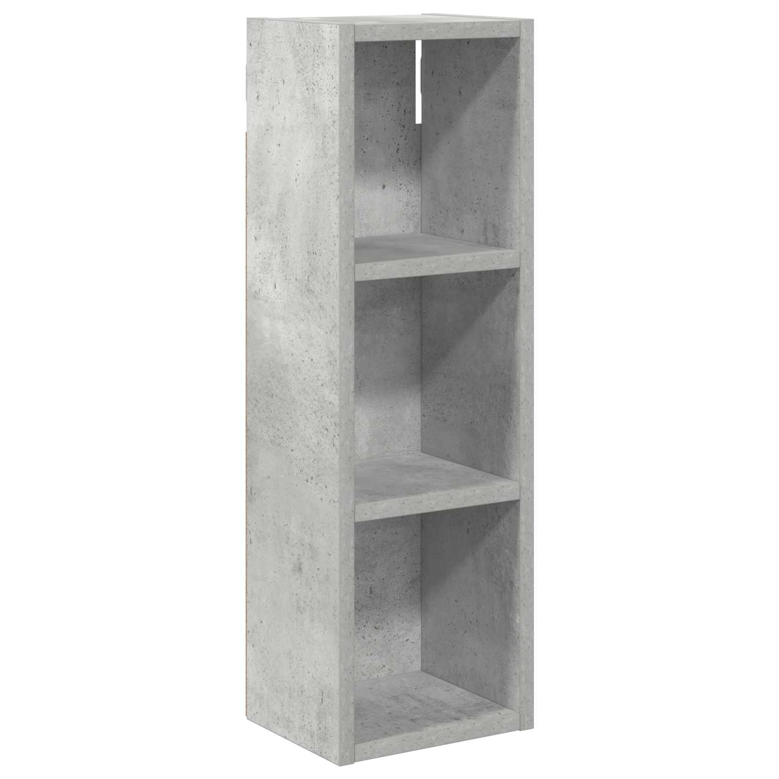 Badkamer wandkast met plank Beton Grijs 20 x 16 x 62,5 cm