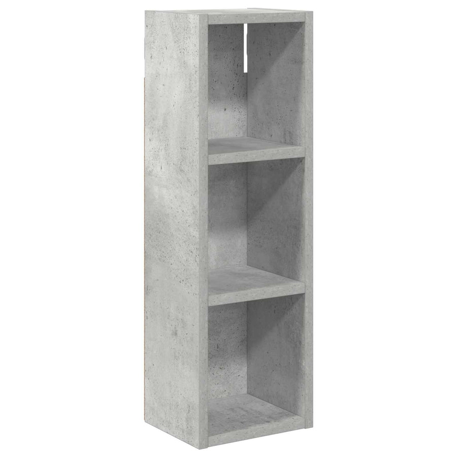 Badkamer wandkast met plank Beton Grijs 20 x 16 x 62,5 cm