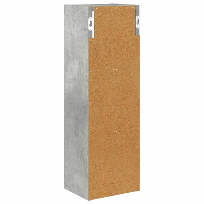 Badkamer wandkast met plank Beton Grijs 20 x 16 x 62,5 cm