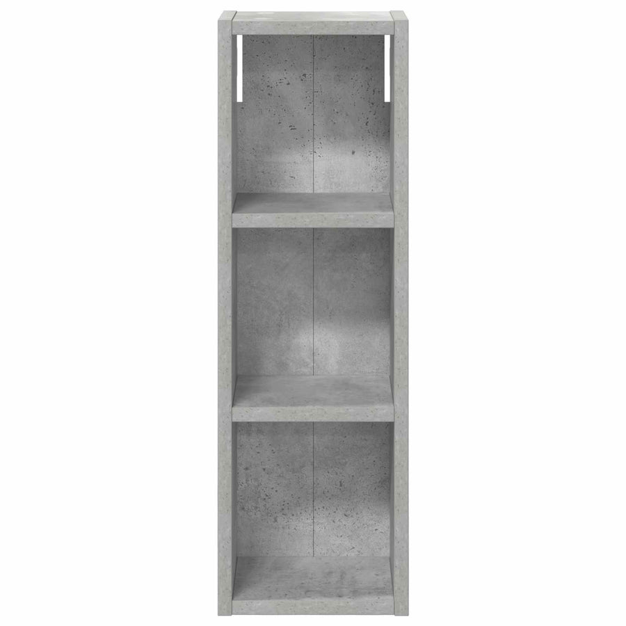 Badkamer wandkast met plank Beton Grijs 20 x 16 x 62,5 cm