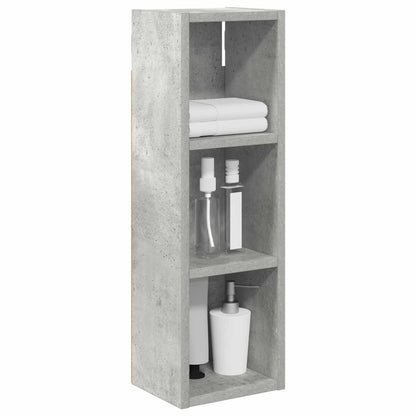 Badkamer wandkast met plank Beton Grijs 20 x 16 x 62,5 cm