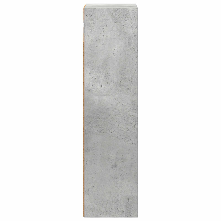 Badkamer wandkast met plank Beton Grijs 20 x 16 x 62,5 cm