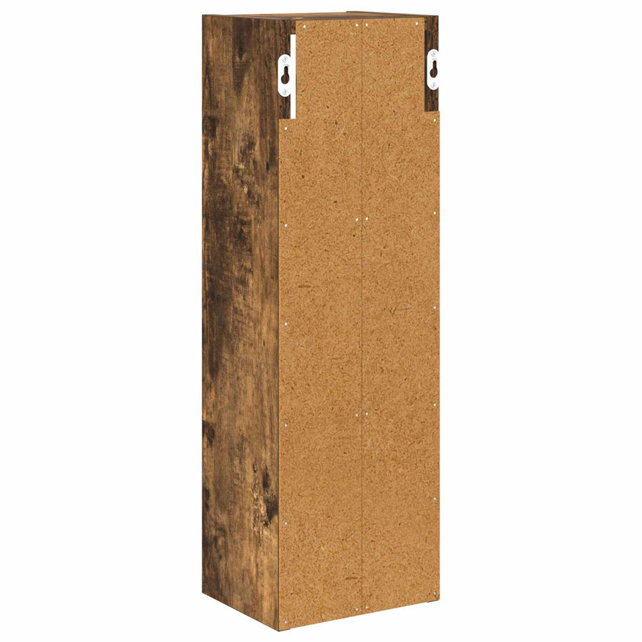 Badkamer wandkast met plank Gerookte Eik 20 x 16 x 62,5 cm