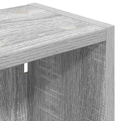 Badkamer wandkast met plank Grijze Sonoma 20 x 16 x 62,5 cm