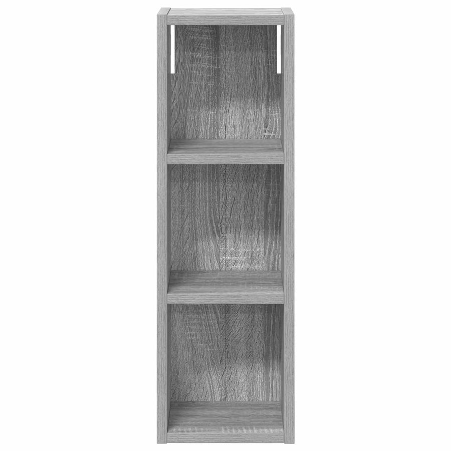 Badkamer wandkast met plank Grijze Sonoma 20 x 16 x 62,5 cm