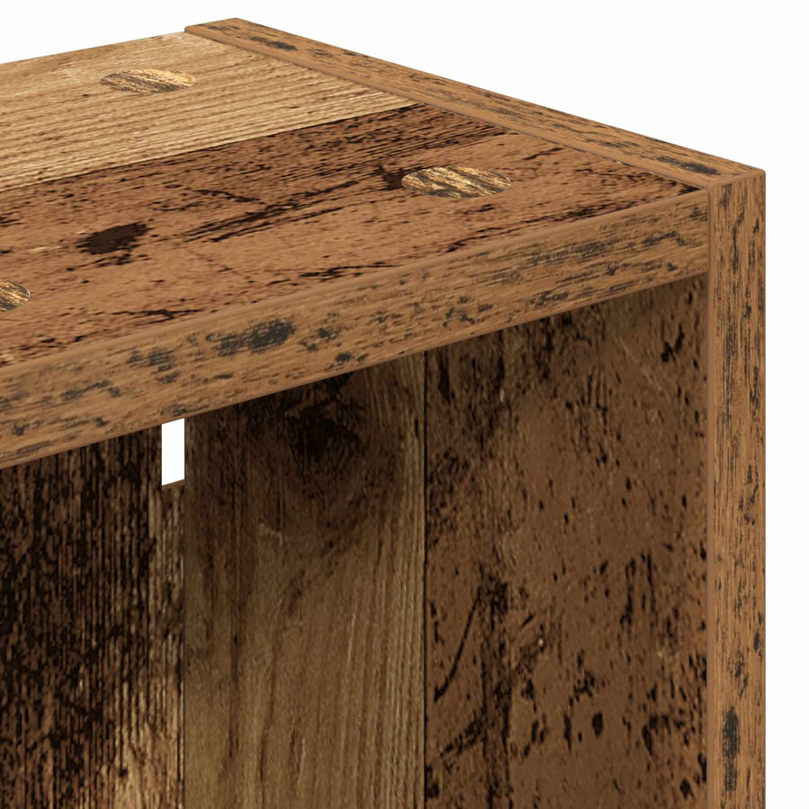 Badkamer wandkast Oudhout 20 x 16 x 62,5 cm Geconstrueerd hout