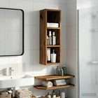 Bathroom Wall Cabinet Reclaimed Wood 20 x 16 x 62.5 cm Engineered Wood