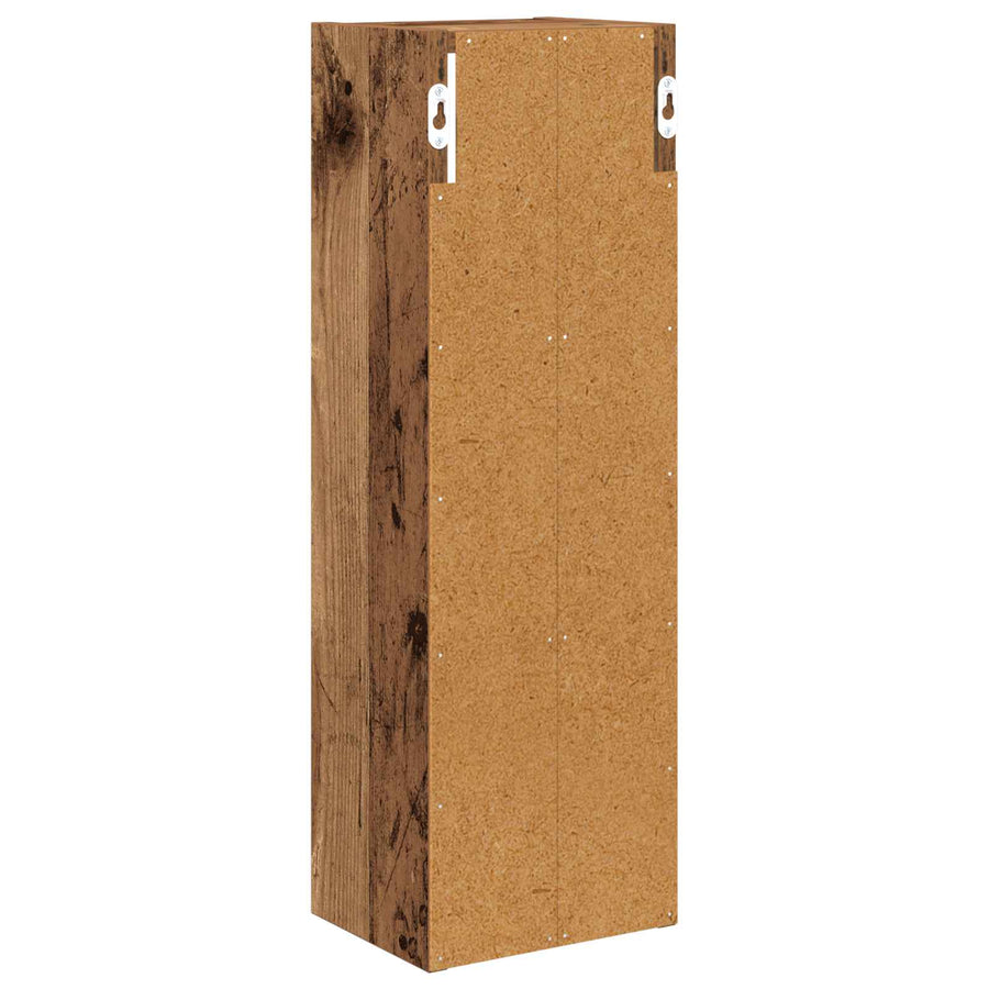 Badkamer wandkast Oudhout 20 x 16 x 62,5 cm Geconstrueerd hout