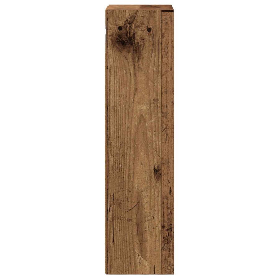 Badkamer wandkast Oudhout 20 x 16 x 62,5 cm Geconstrueerd hout