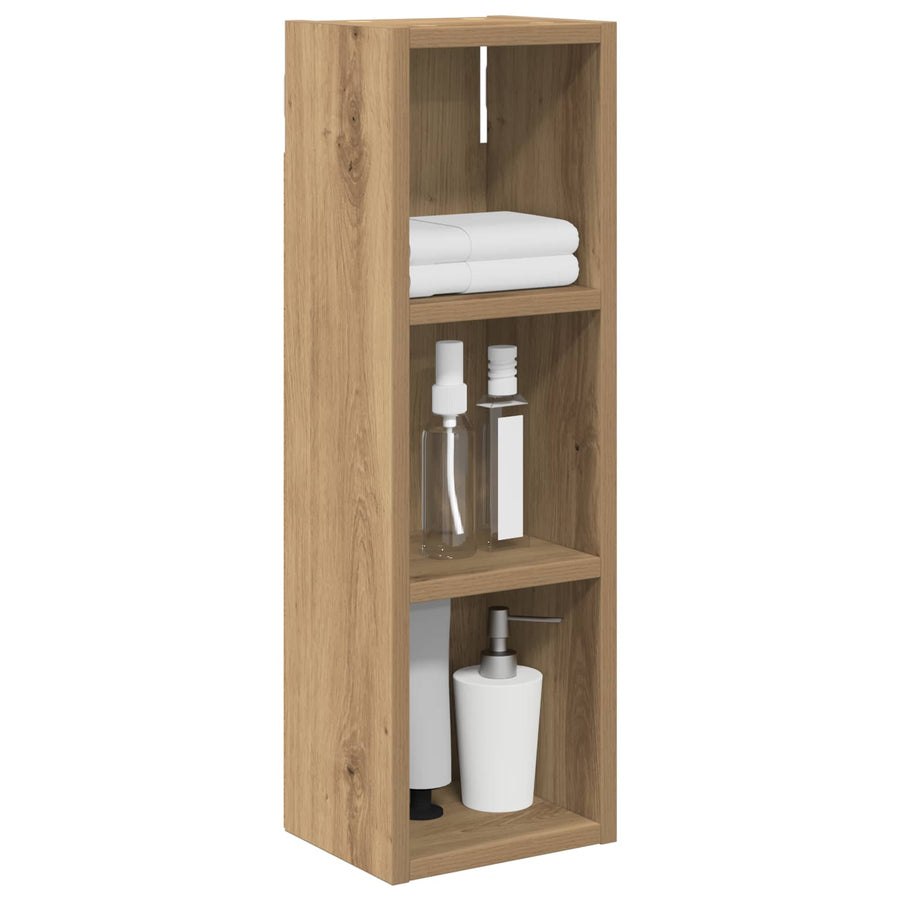 Badkamer wandkast Ambachtelijk eiken 20 x 16 x 62,5 cm