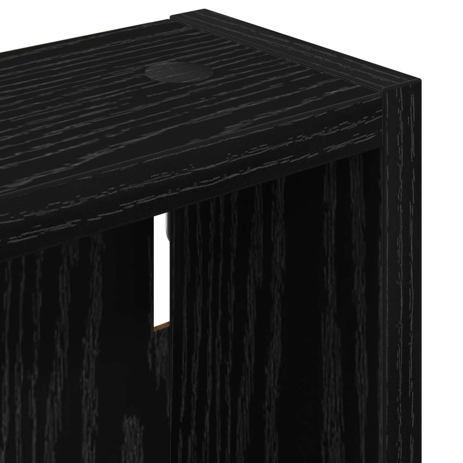 Badkamer wandkast Zwarte Eik 30 x 10 x 50 cm Geconstrueerd hout