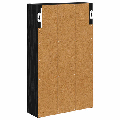 Badkamer wandkast Zwarte Eik 30 x 10 x 50 cm Geconstrueerd hout
