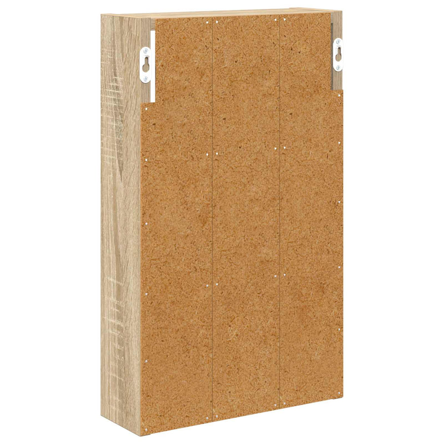 Badkamer wandkast met plank Sonoma Eiken 30 x 10 x 50 cm