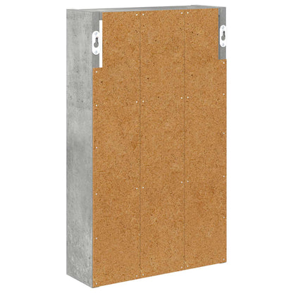 Badkamer wandkast met plank Beton Grijs 30 x 10 x 50 cm