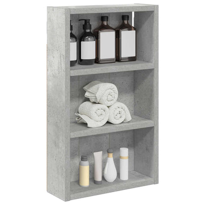 Badkamer wandkast met plank Beton Grijs 30 x 10 x 50 cm
