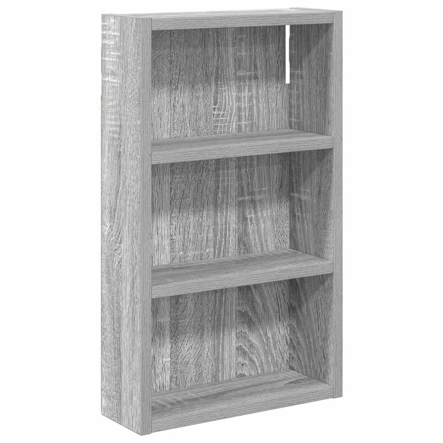 Badkamer wandkast met plank Grijze Sonoma 30 x 10 x 50 cm
