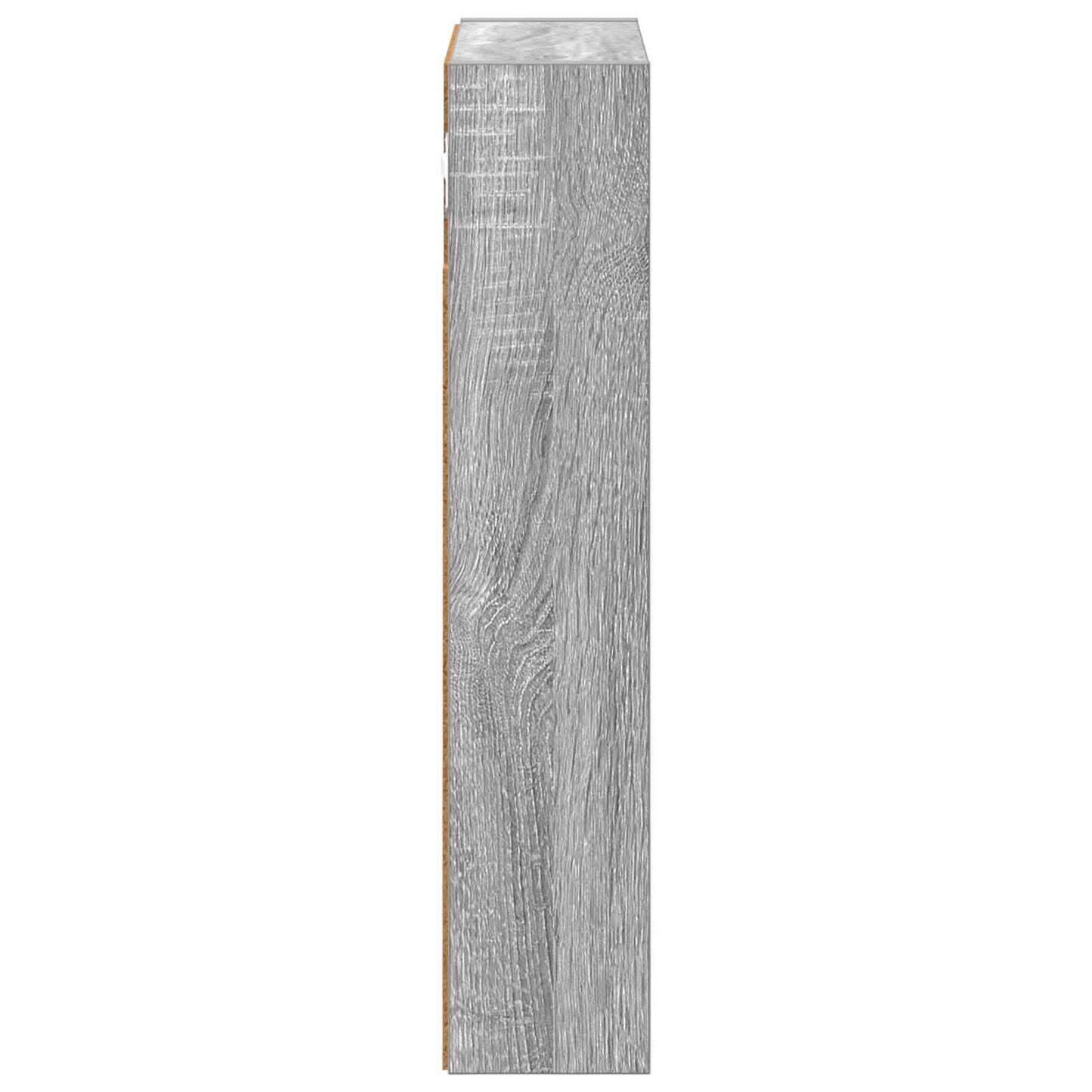 Badkamer wandkast met plank Grijze Sonoma 30 x 10 x 50 cm