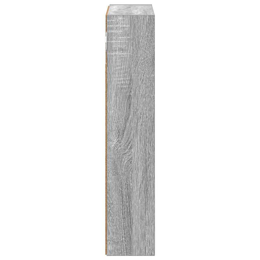 Badkamer wandkast met plank Grijze Sonoma 30 x 10 x 50 cm