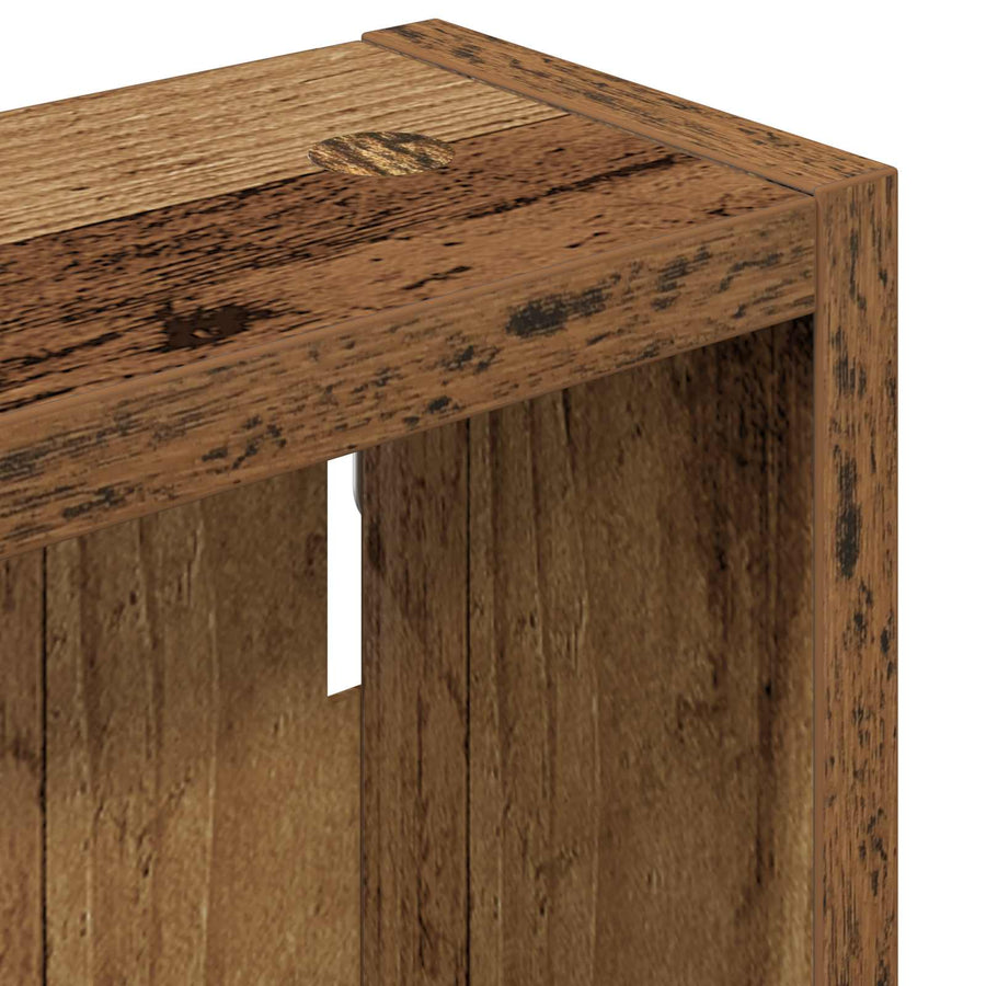 Badkamer wandkast Oudhout 30 x 10 x 50 cm Geconstrueerd hout
