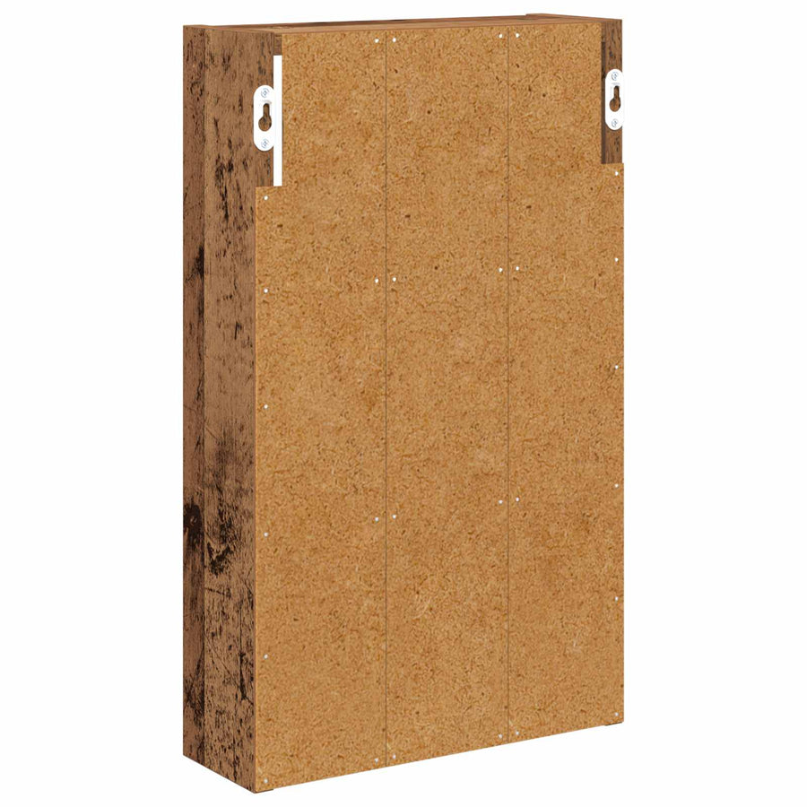 Badkamer wandkast Oudhout 30 x 10 x 50 cm Geconstrueerd hout