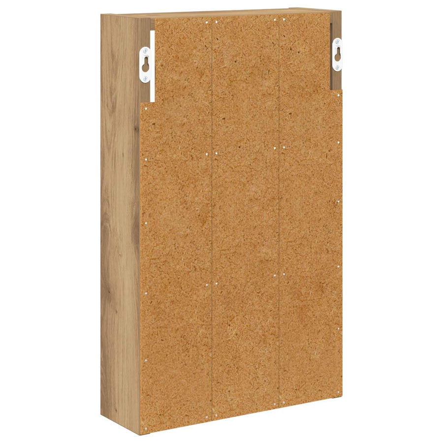 Badkamer wandkast met plank Ambachtelijk eiken 30 x 10 x 50 cm