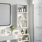 Bathroom Wall Cabinet White 30 x 10 x 60.5 cm Engineered Wood