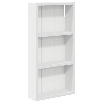 Badkamer wandkast Wit 30 x 10 x 60,5 cm Geconstrueerd hout