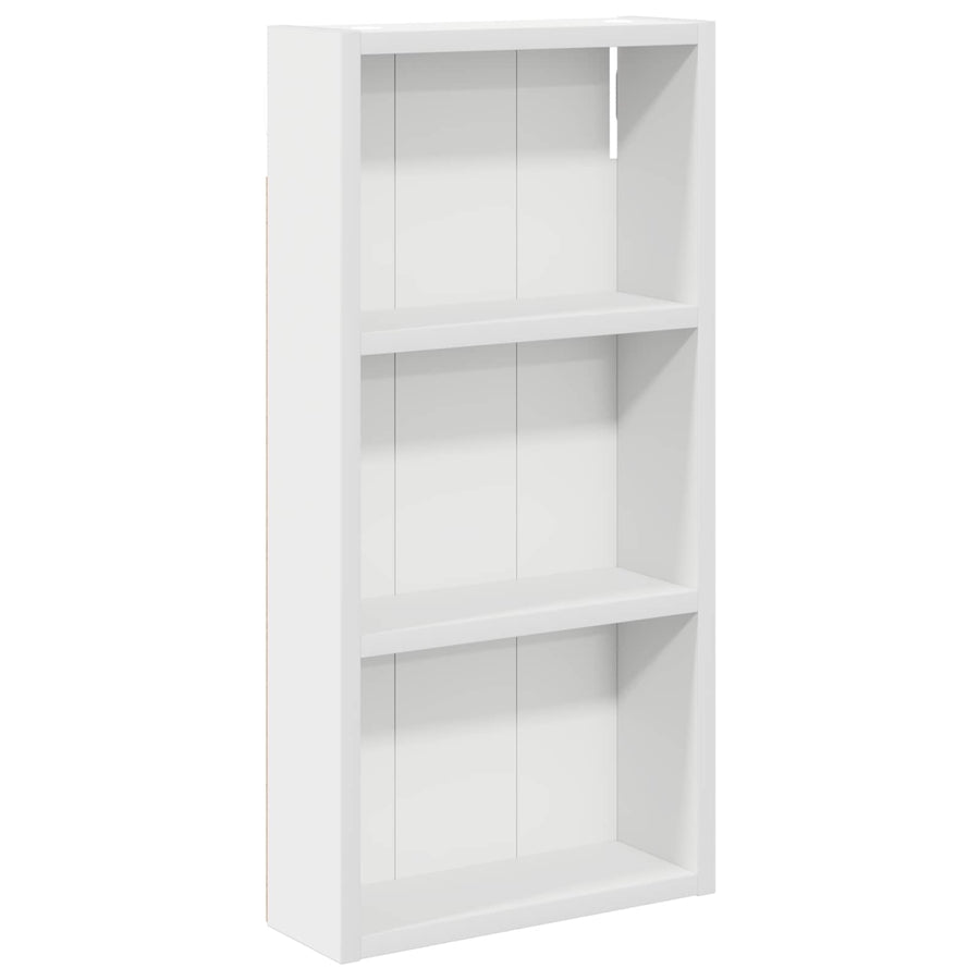Badkamer wandkast Wit 30 x 10 x 60,5 cm Geconstrueerd hout